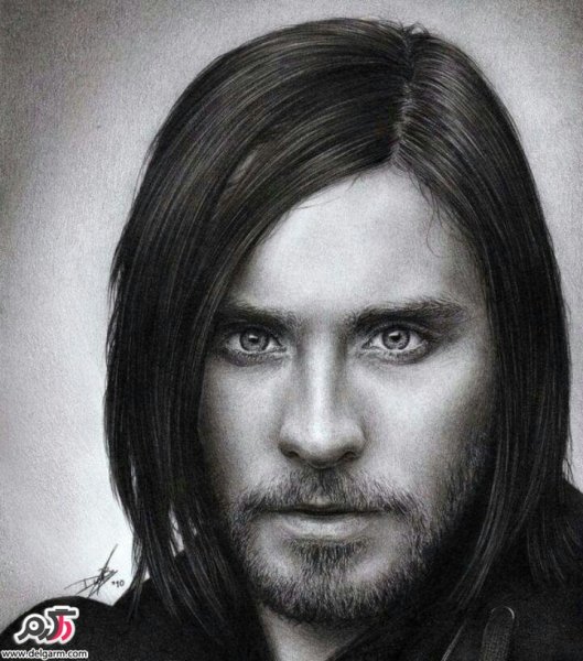  عکس چهره سیاه قلم