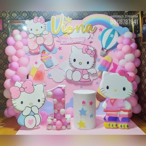  جدیدترین عکس تم تولد هلو کیتی