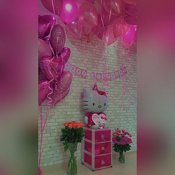  جدیدترین عکس تم تولد هلو کیتی