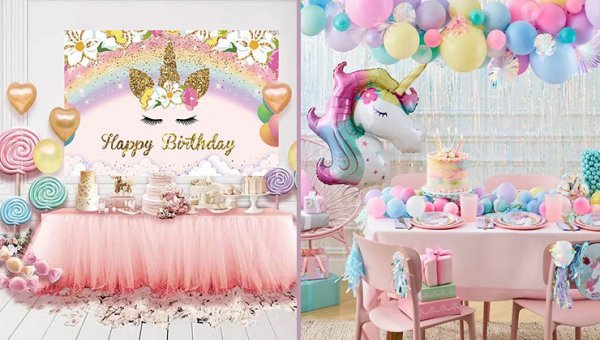  عکس کیک و تم تولد تک شاخ