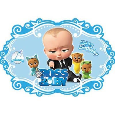  عکس تم تولد پسرانه کارتون بچه رئیس