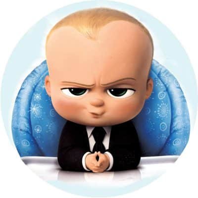  عکس تم تولد پسرانه کارتون بچه رئیس