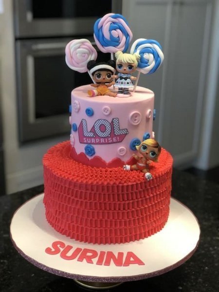  عکس کیک تولد ال او ال LOL