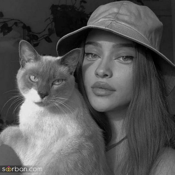  عکس پروفایل دخترونه بدون متن سیاه سفید