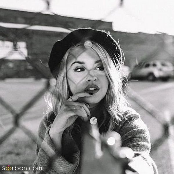  عکس پروفایل دخترونه بدون متن سیاه سفید