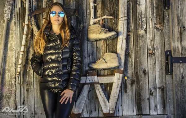  عکس دختر جذاب با عینک دودی