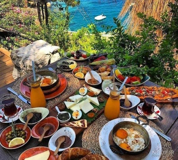  عکس استوری صبحانه خوردن در طبیعت خفن