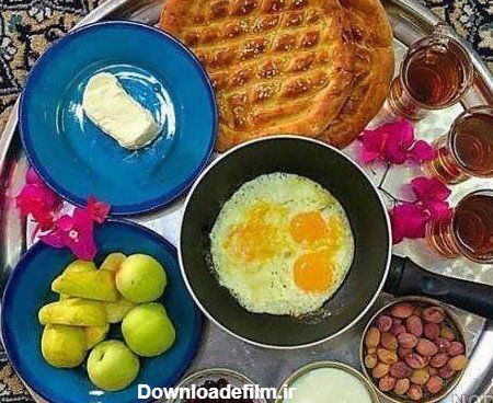  عکس صبحانه ساده برای استوری