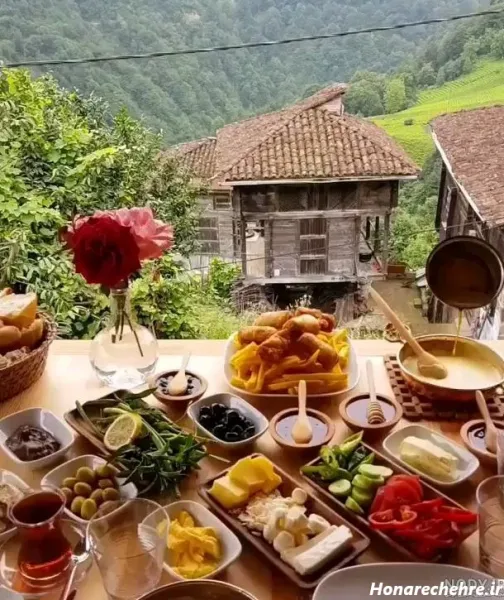 استوری صبحانه در طبیعت