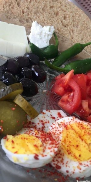 عکس صبحانه ساده برای استوری