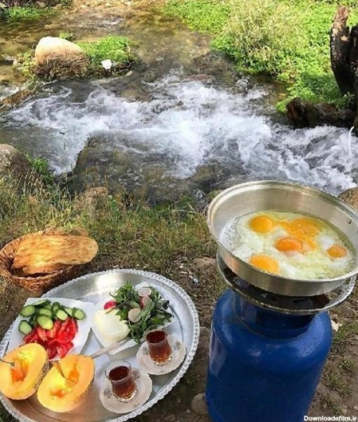 عکس صبحانه ساده برای استوری