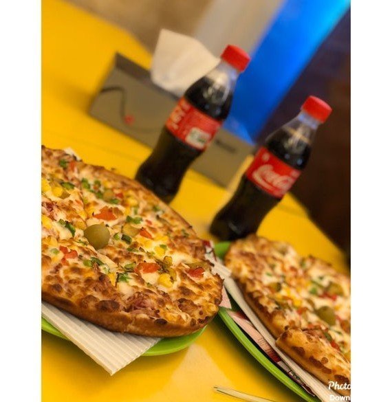 عکس فیک پیتزا برای استوری