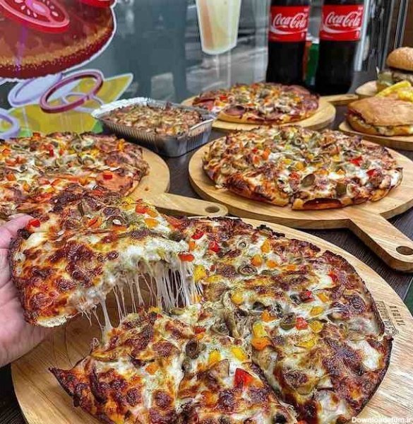  عکس فیک پیتزا برای استوری