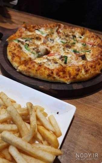  عکس فیک پیتزا برای استوری