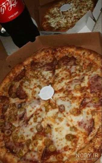  عکس فیک پیتزا برای استوری