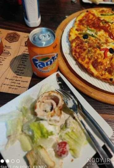  عکس فیک پیتزا برای استوری