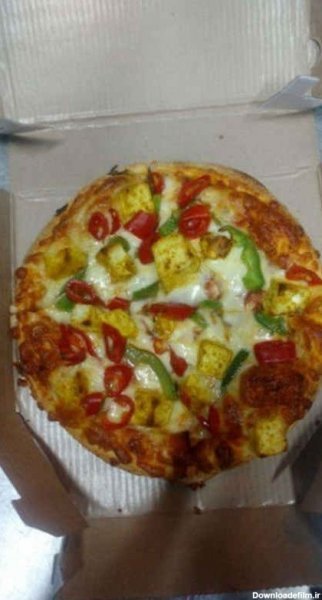  عکس فیک پیتزا برای استوری