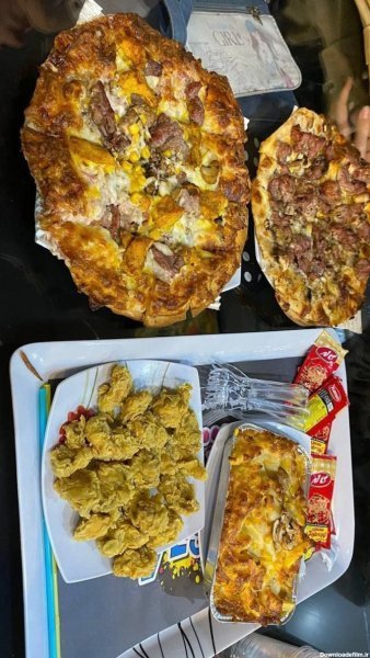  عکس فیک پیتزا برای استوری