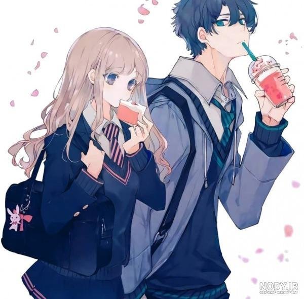  عکس پروفایل ست عاشقانه دختر و پسر انیمه