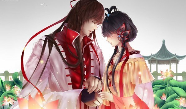  عکس پروفایل ست عاشقانه دختر و پسر انیمه