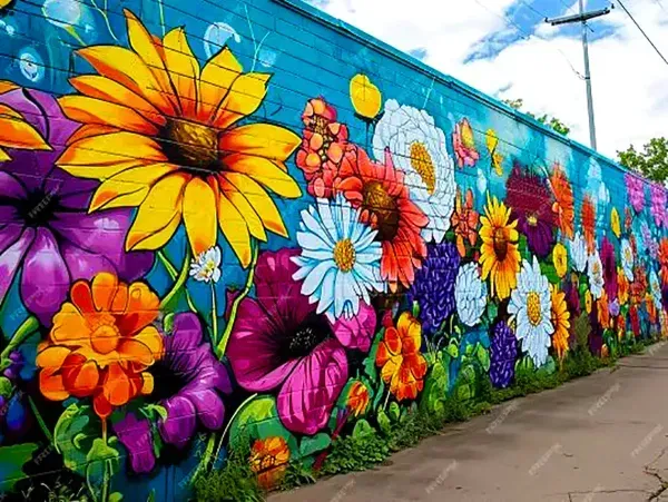  عکس نقاشی دیواری خیابانی
