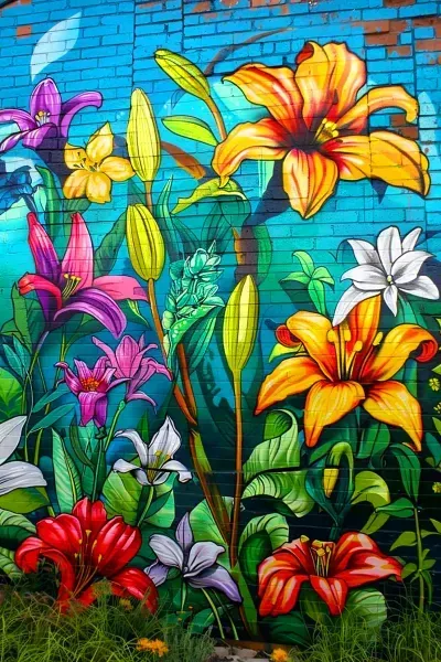  عکس نقاشی دیواری خیابانی