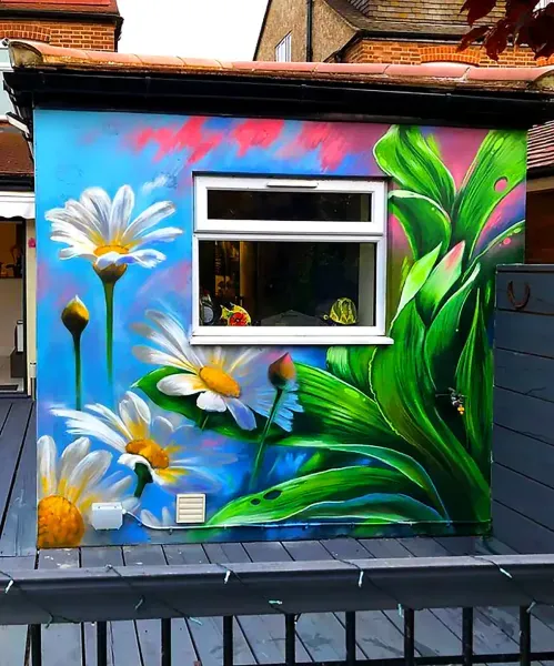  عکس نقاشی دیواری مدرسه