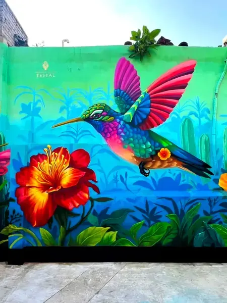  عکس نقاشی دیواری مدرسه