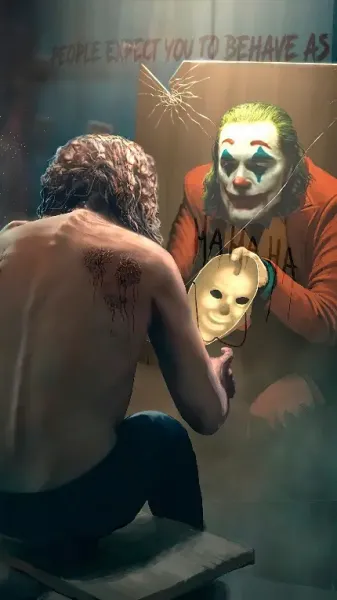  پس زمینه جوکر برای موبایل