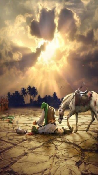 عکس نوشته کربلا و امام حسین