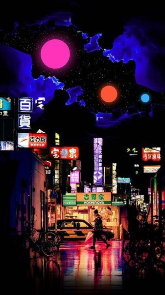  والپیپر نئونی