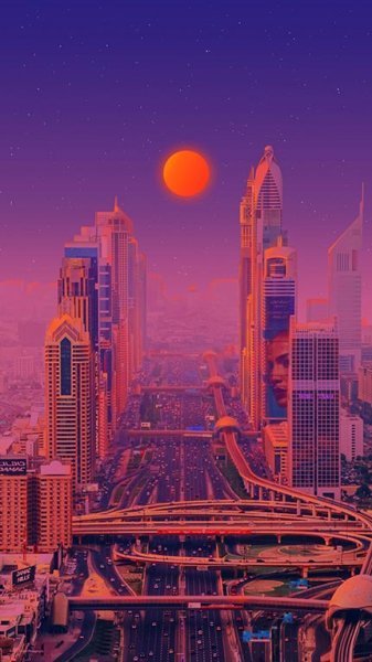  والپیپر نئونی