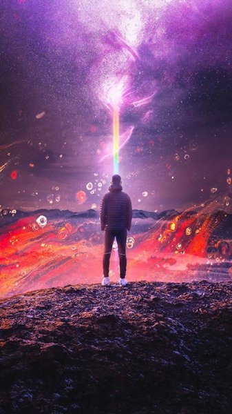  پس زمینه نئونی متحرک