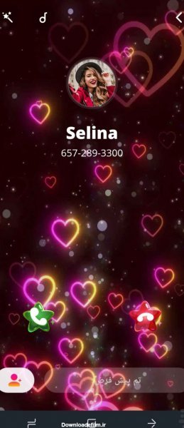  پس زمینه تماس بنفش