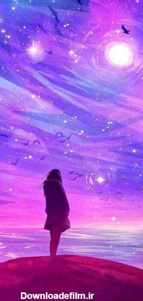  پس زمینه تماس بنفش