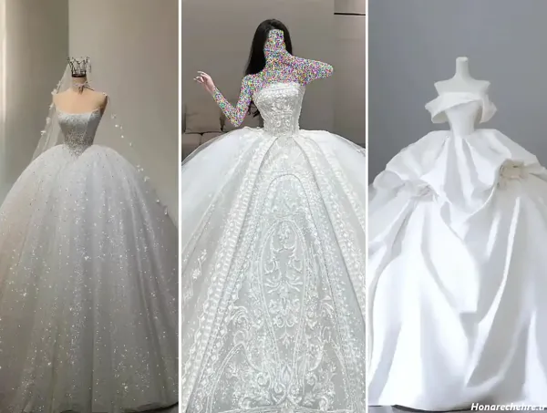  عکس زیباترین لباس عروس دنیا