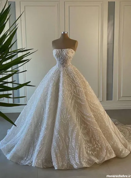  عکس زیباترین لباس عروس دنیا
