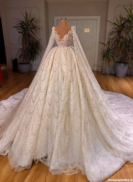  عکس زیباترین لباس عروس دنیا