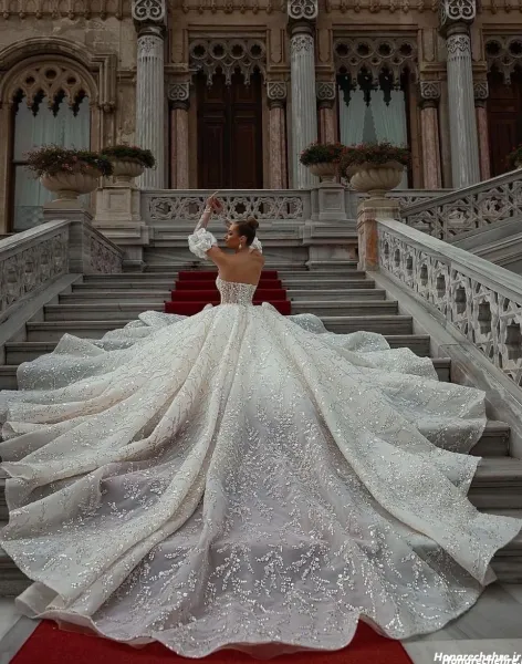  عکس زیباترین لباس عروس دنیا