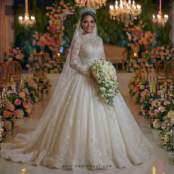  عکس مدل لباس عروس پرنسسی جدید 2026