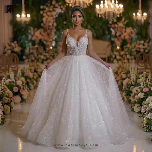  عکس مدل لباس عروس پرنسسی جدید 2026