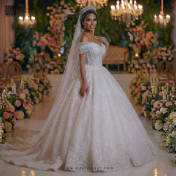  عکس مدل لباس عروس پرنسسی جدید 2026