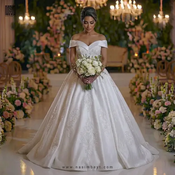  عکس مدل لباس عروس پرنسسی جدید 2026