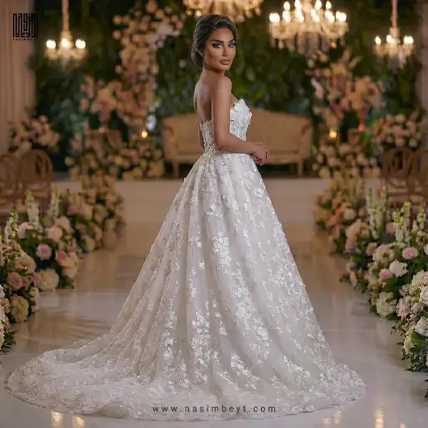  عکس مدل لباس عروس پرنسسی جدید 2026