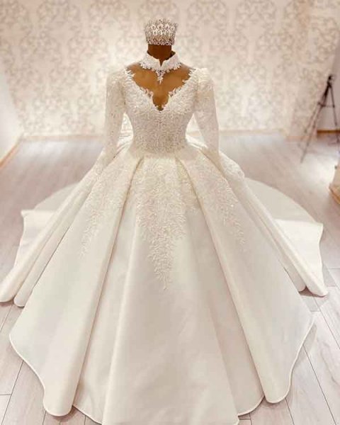  عکس لباس عروس عربی