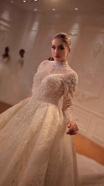  عکس لباس عروس عربی