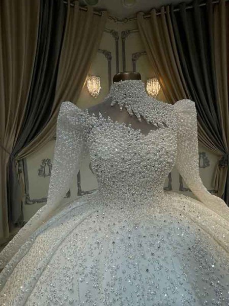  عکس لباس عروس عربی