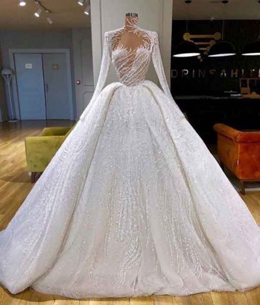  عکس لباس عروس عربی