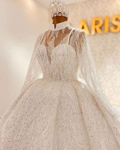  عکس لباس عروس عربی