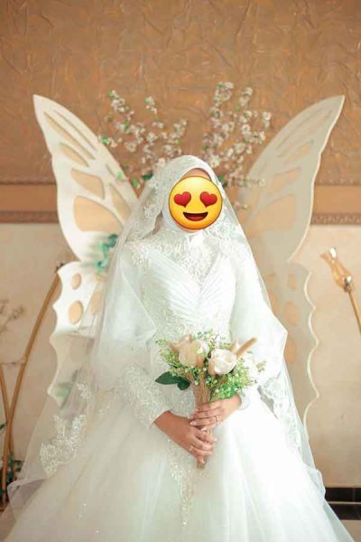  عکس لباس عروس عربی